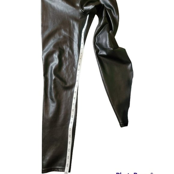 Aritzia Wilfred Free Black Daria Pant High-waisted Vegan Leather leggings XS - Picture 10 of 12